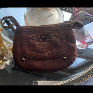 UGG Brown Leather Coin Purse
